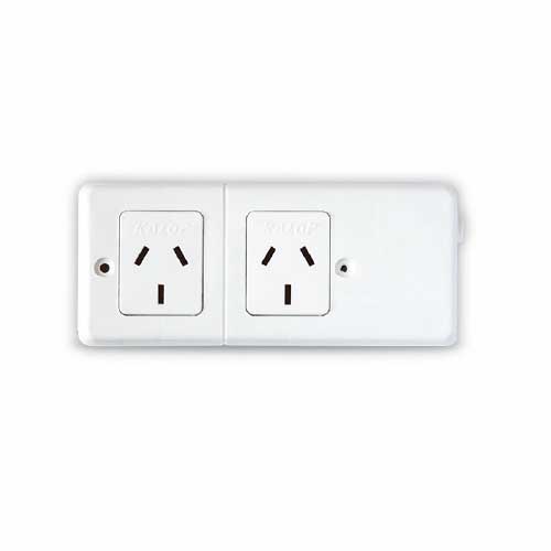 Toma múltiple 2 tomas blanco